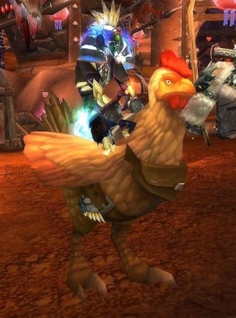 Ride into Battle in Style: Showcasing the Best Looks for Your Magical Rooster Mount in World of Warcraft